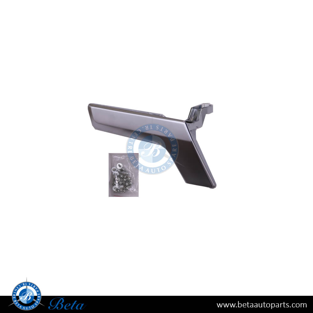 Left Side Inner Door Pull Handle - Matt Chrome for Mercedes C-Class/GLK-Class W204/X204 2008-2015 models, Part Number 2047207462 Left Side Inner Door Pull Handle - Matt Chrome for Mercedes C-Class/GLK-Class W204/X204 2008-2015 models, Part Number 2047207462